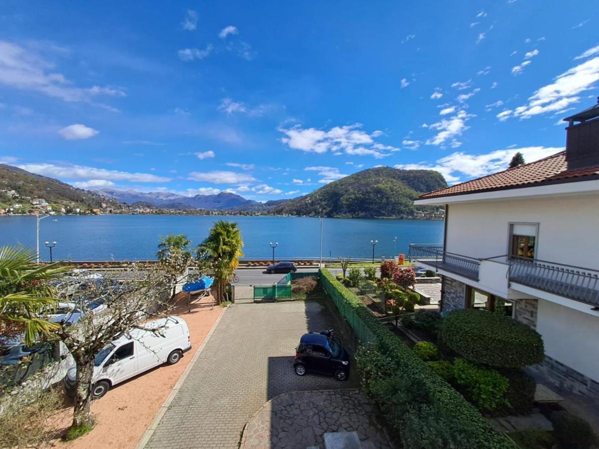 Villa Aida Lake View Ponte Tresa Exterior foto